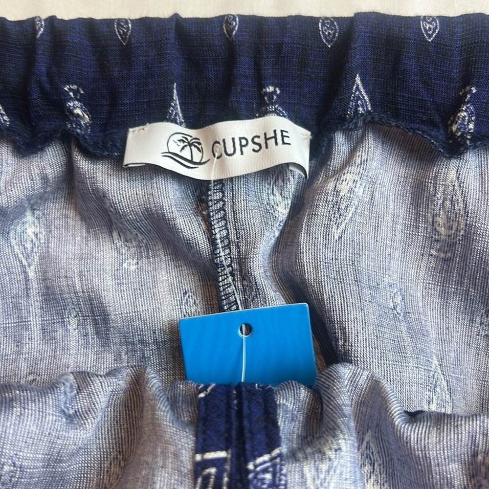 CUPSHE Take the Plunge Paisley Mini Dress SZ XL - Picture 10 of 16